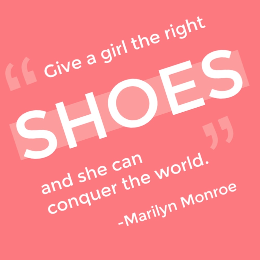 Shoe section!